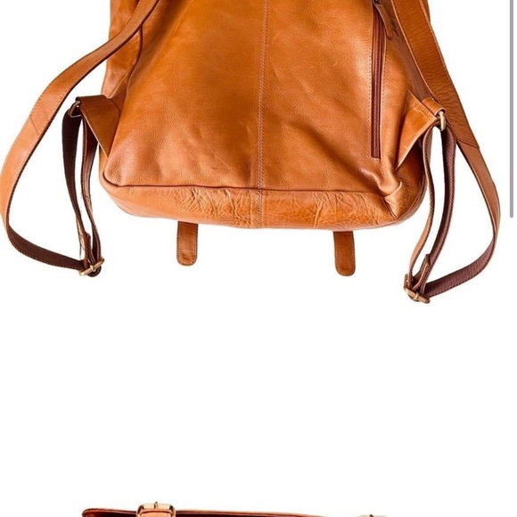 Finelaer Large Genuine Leather Backpack - Picture 2 of 7